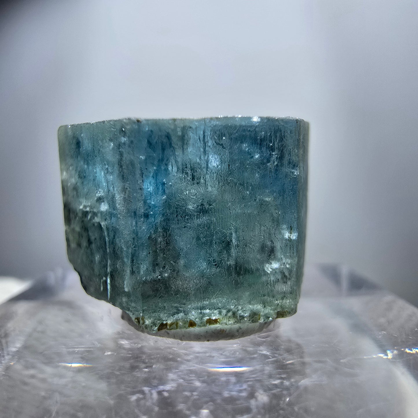 Seltener Aquamarin X mit Schörl Turmalin Erongo, Namibia 16*11*12mm