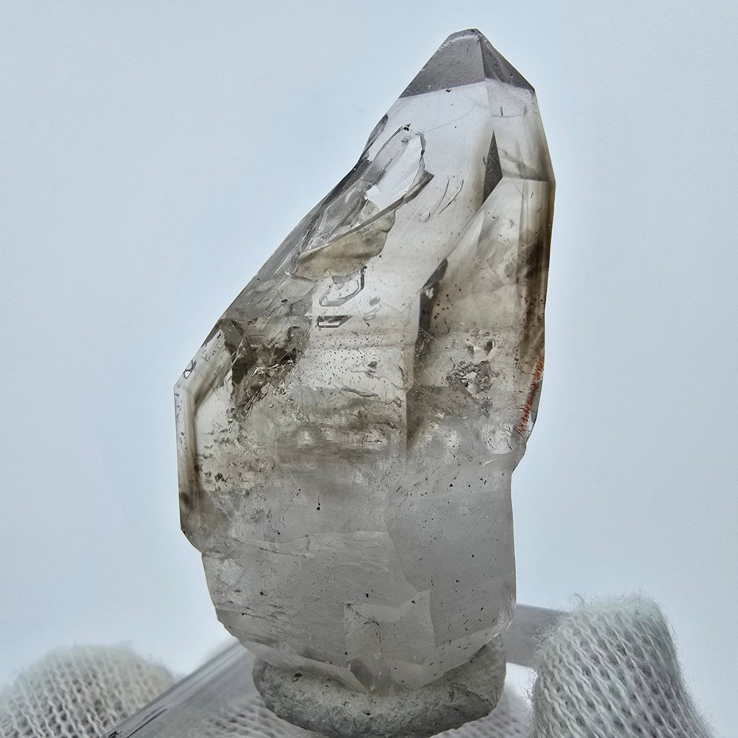 Klarer Phantom Rauchquarz Zepter Kristall Goboboseb, Namibia 50*24*24mm