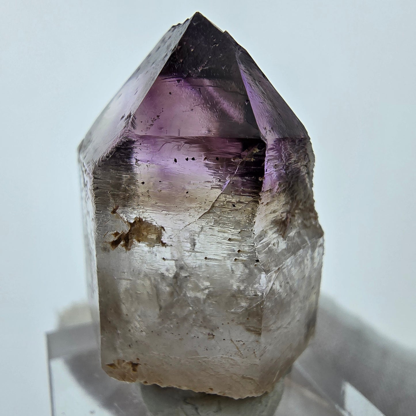Sceptre d'améthyste fantôme Enhydro 1x Bubble Goboboseb, Namibie 34*22*20mm Collection