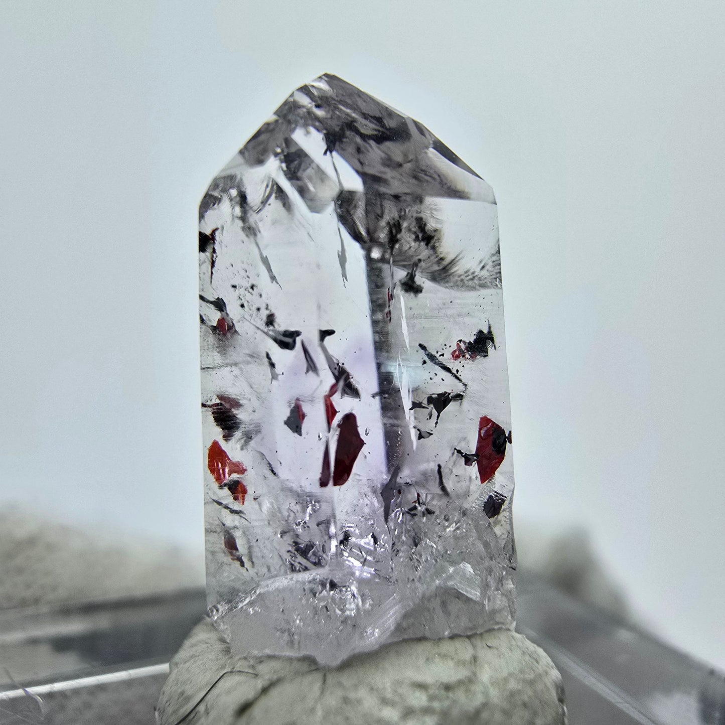 Harlekin Phantom Amethyst Kristall Streep Mine Goboboseb Namibia 19*8*7mm