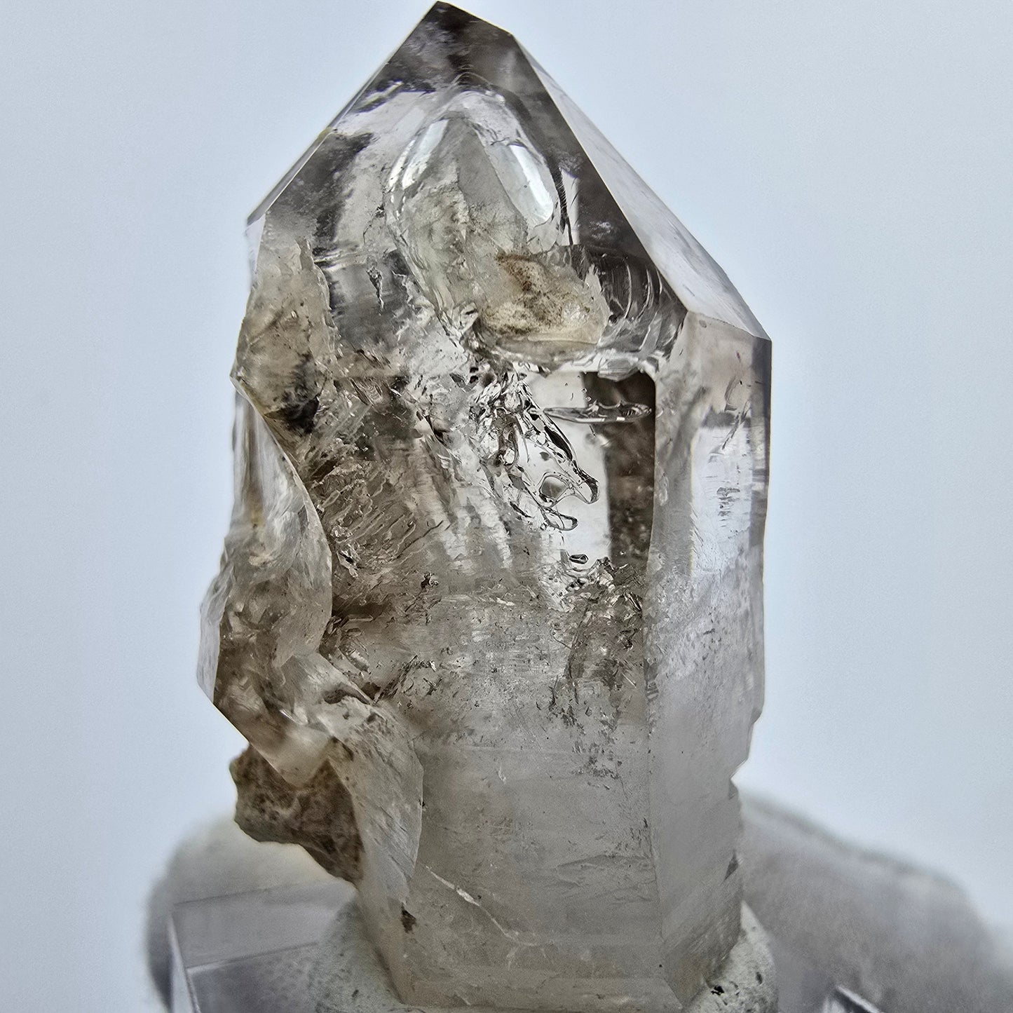 Phantom Rauchquarz Fenster Zepter Kristall Goboboseb Namibia 45*29*25mm Sammlung