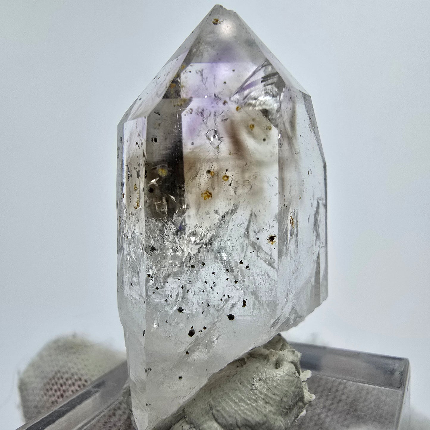 Enhydro Phantom Amethyst mit Hämatit Streep Mine Goboboseb Namibia 35*21*17mm