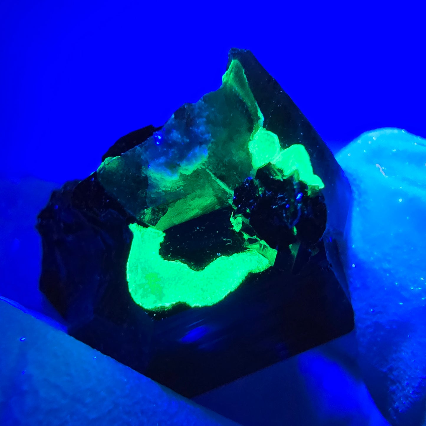 Sym. Tourmaline Schörl, quartz fumé, stade hyalite Erongo, Namibie 23*21*20mm