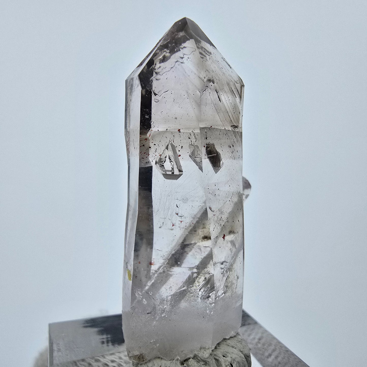 Klare Phantom Rauchquarz Zepter Spitze Goboboseb, Namibia 39*20*12mm