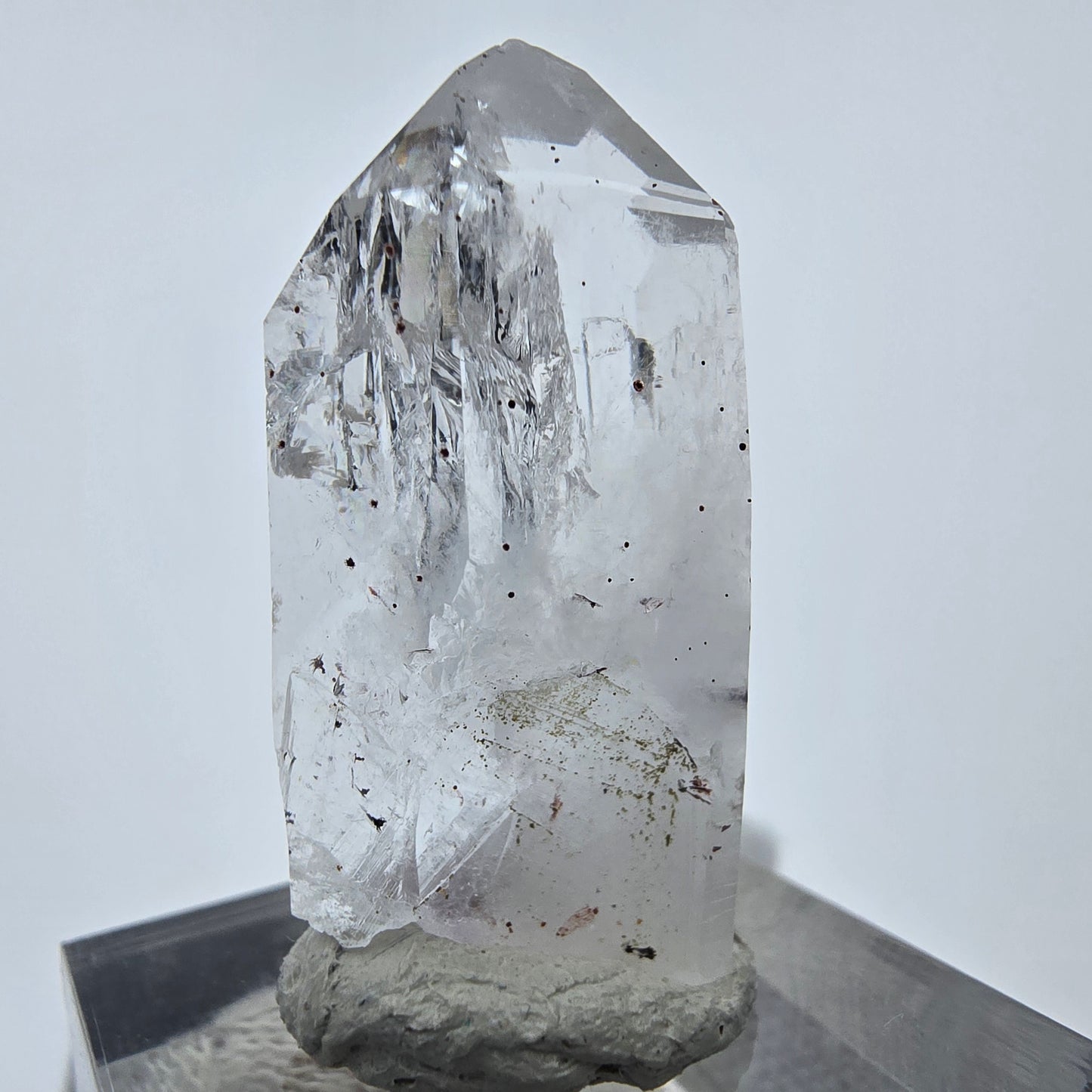 Harlekin Phantom Amethyst Kristall Streep Mine, Goboboseb, Namibia 33*17*10mm