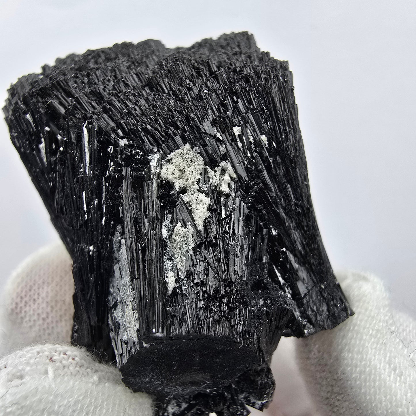 Seltene Schörl Turmalin Stufe schwarz Erongo, Namibia 41*31*27mm Sammlung