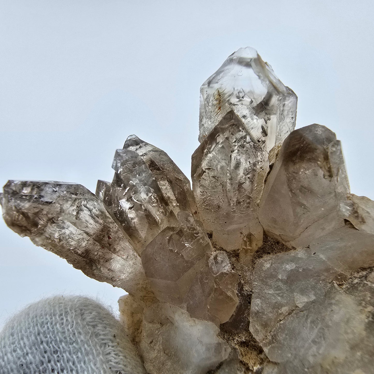 Phantom Rauchquarz Zepter Stufe Goboboseb, Namibia 46*40*40mm
