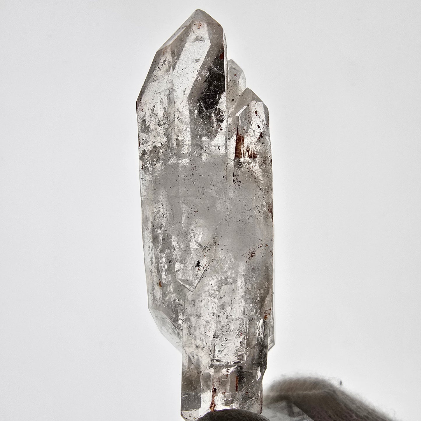 Skeleton Phantom Smoky Quartz DT Scepter Valentine Pocket, Namibia 58*29*16mm