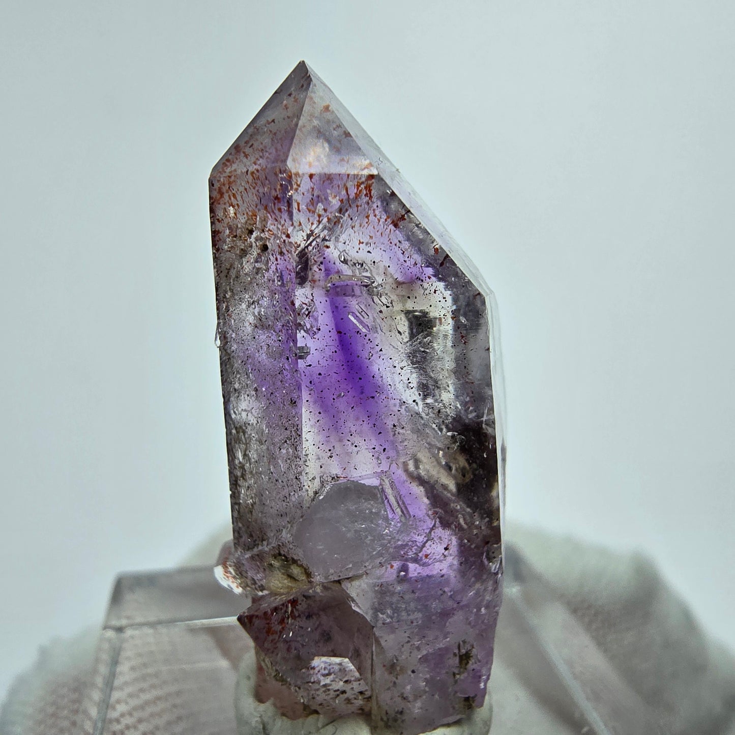 Harlekin Phantom Amethyst Kristall Streep Mine Goboboseb Namibia 31*17*12mm