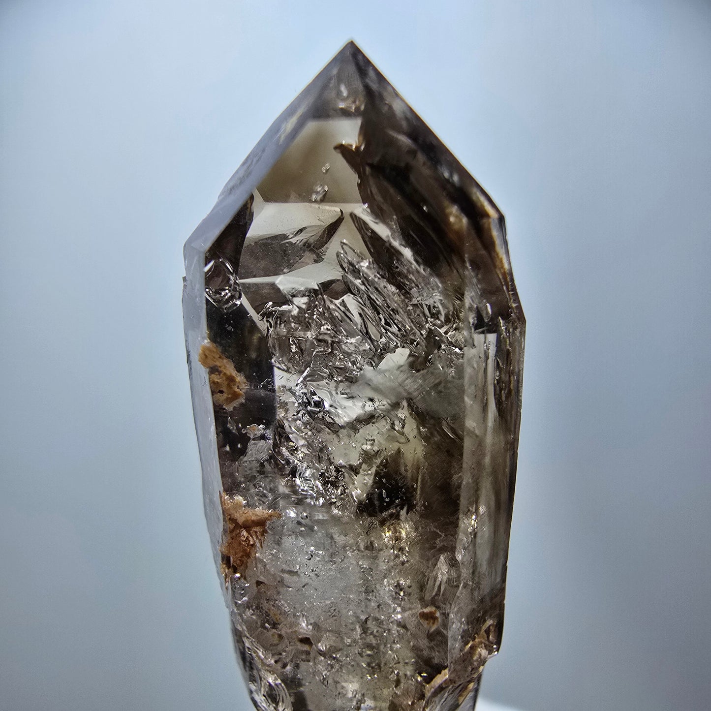 Klare Phantom Rauchquarz DT Zepter Kristall Goboboseb, Namibia 48*16*14mm