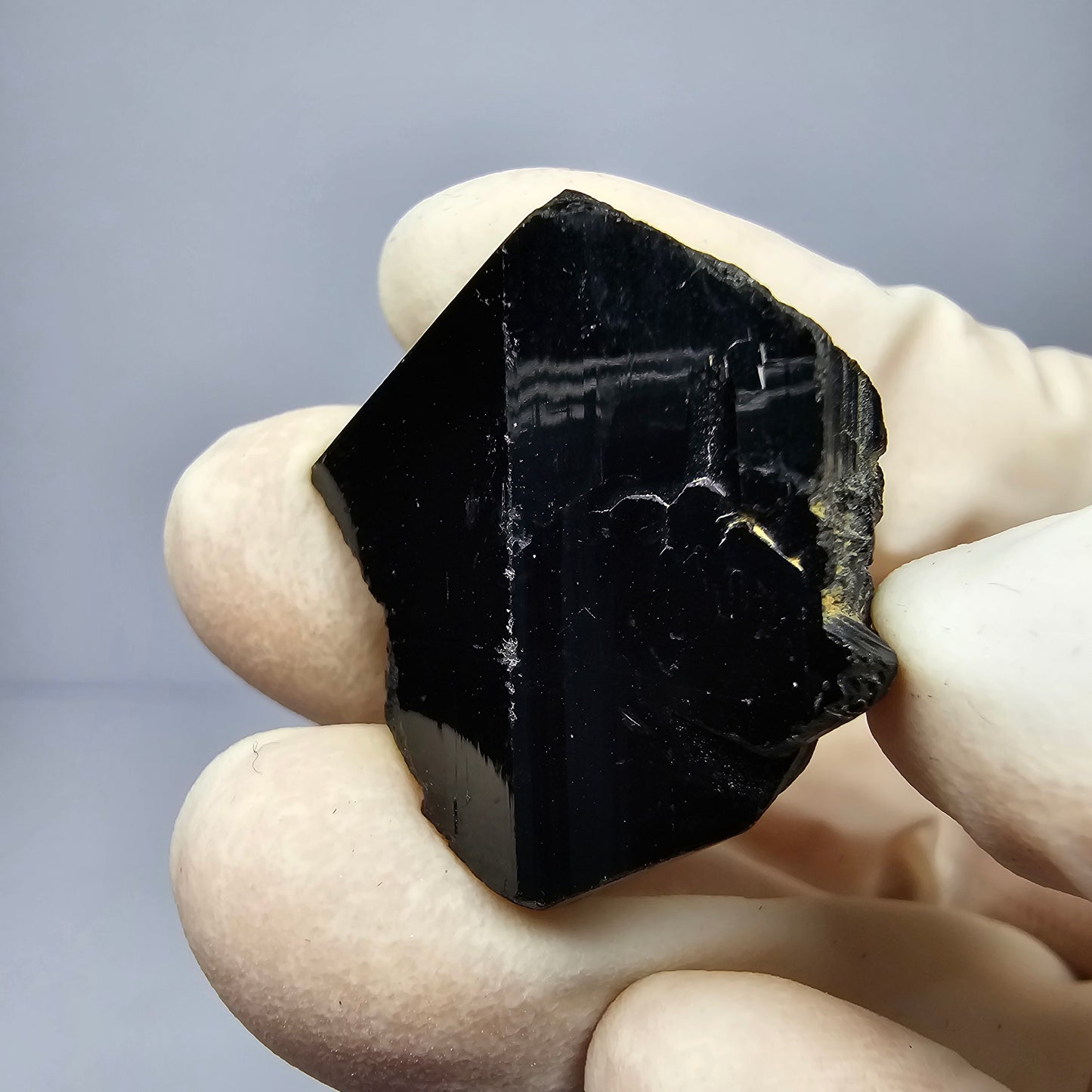 Schöner Schörl Turmalin Kristall glänzend Erongo, Namibia 29*25*10mm Sammlung