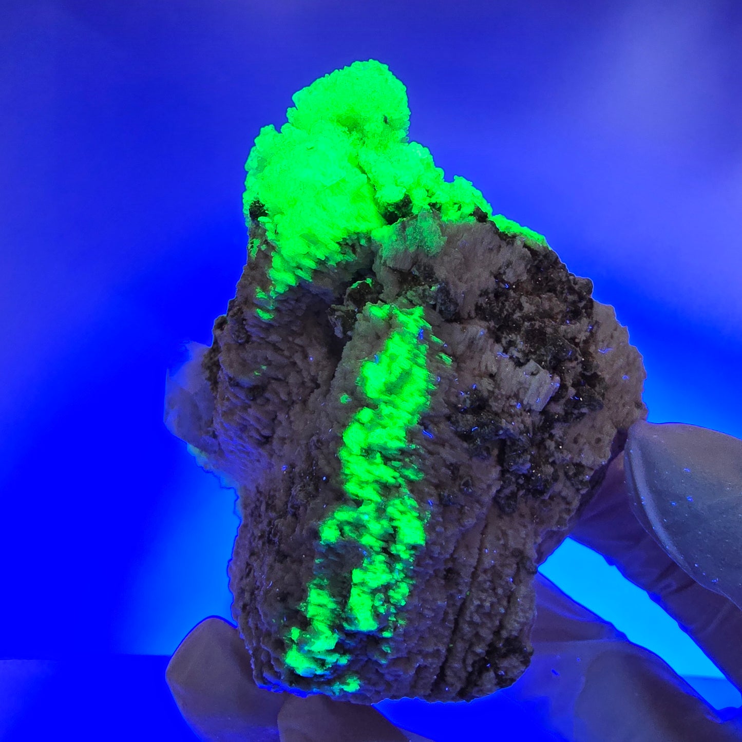 Seltene Hyalit Opal, Rauchquarz, Orthoklas Stufe Erongo, Namibia 75*60*51mm