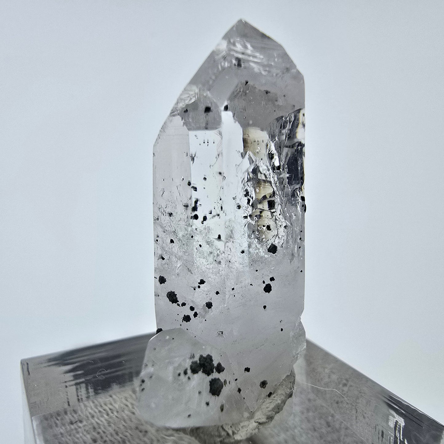 Cristal d'améthyste hématite fantôme Streep Mine, Goboboseb, Namibie 31 x 18 x 13 mm