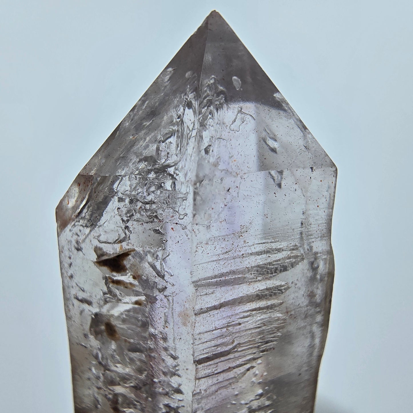 Enhydro skelett Phantom Amethyst DT Zepter Kristall Goboboseb Namibia 41*16*15mm