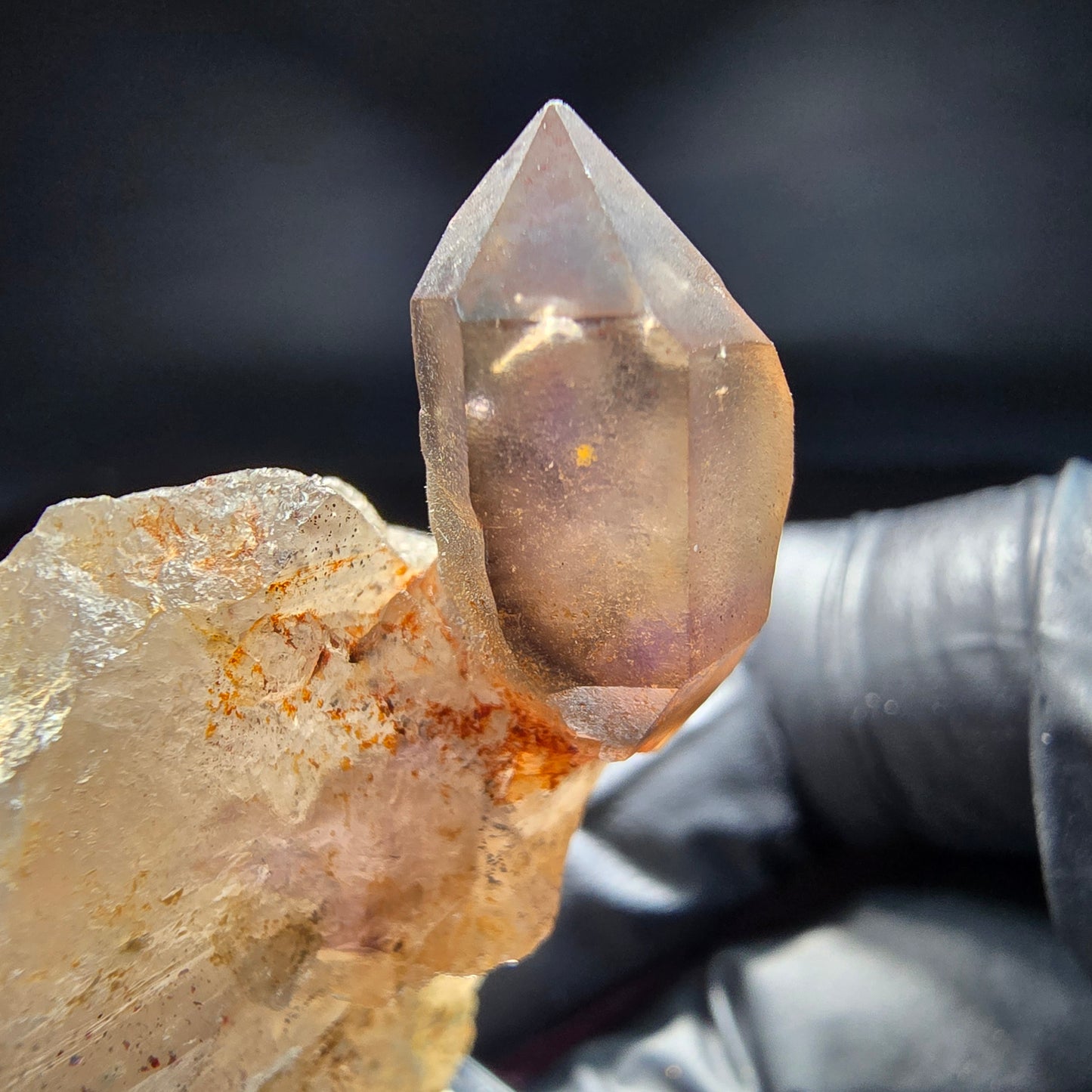 Schöne Phantom Amethyst Zepter Spitze Brandberg, Namibia 34*34*20mm Sammlung
