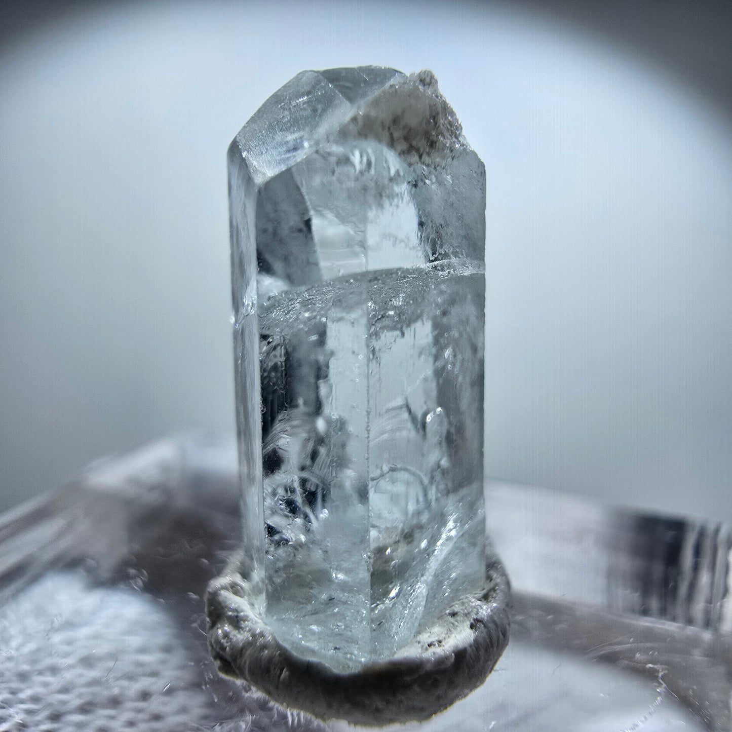 Klarer Aquamarin Kristall, blau Nagar, Pakistan 17*9*7mm