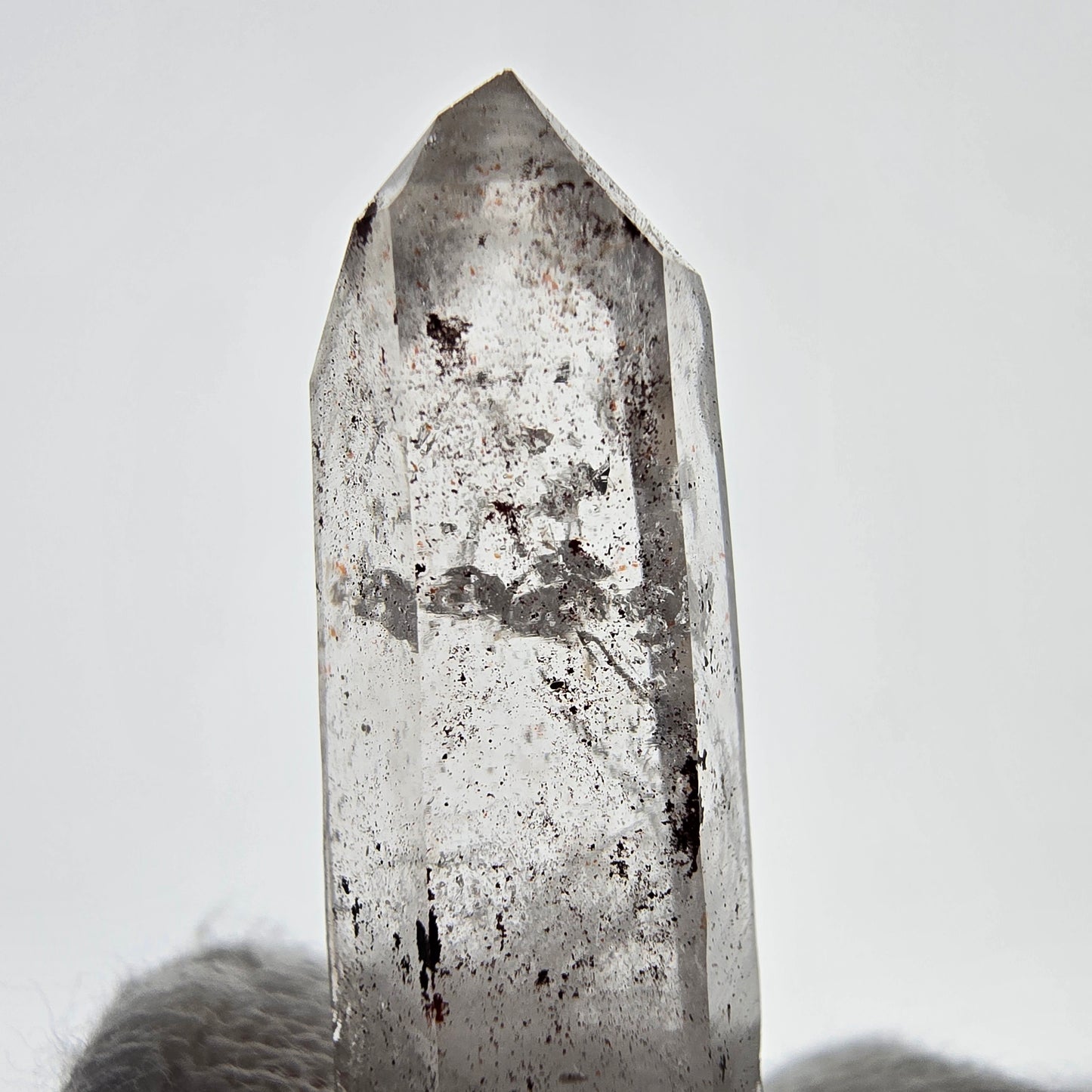 Lemurian Phantom Smoky Quartz DT Scepter Valentine Pocket, Namibia 57*12*9mm