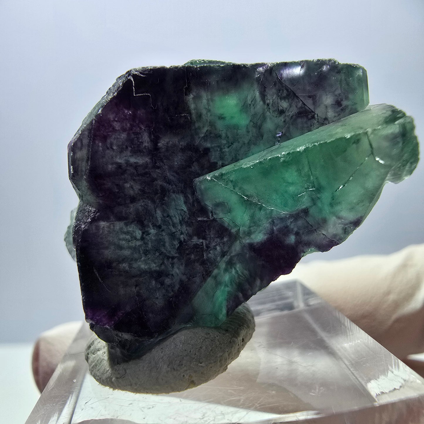 Rare Fluorite Cube Specimen, green purple Okorusu, Namibia 29*28*19mm