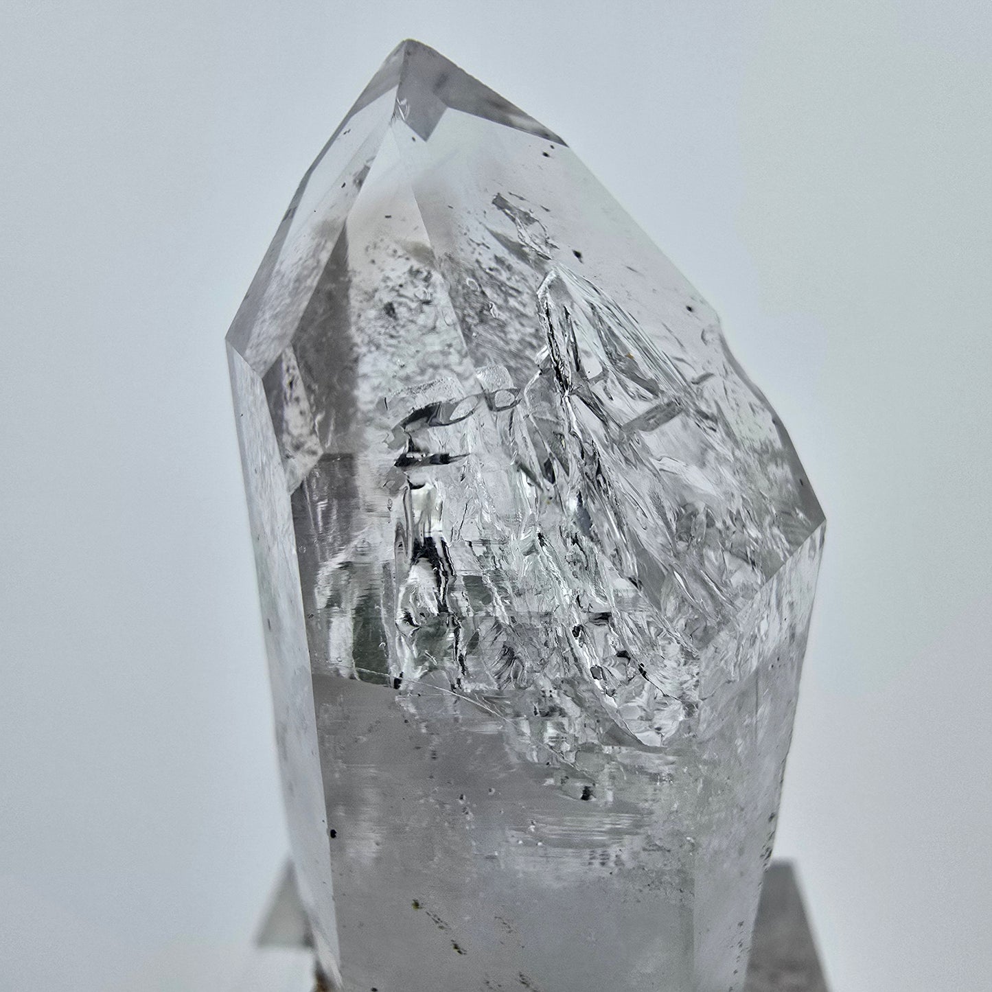 Enhydro Hämatit Epidot Quarz, 1x Blase Streep Mine Goboboseb, Namibia 43*19*15mm
