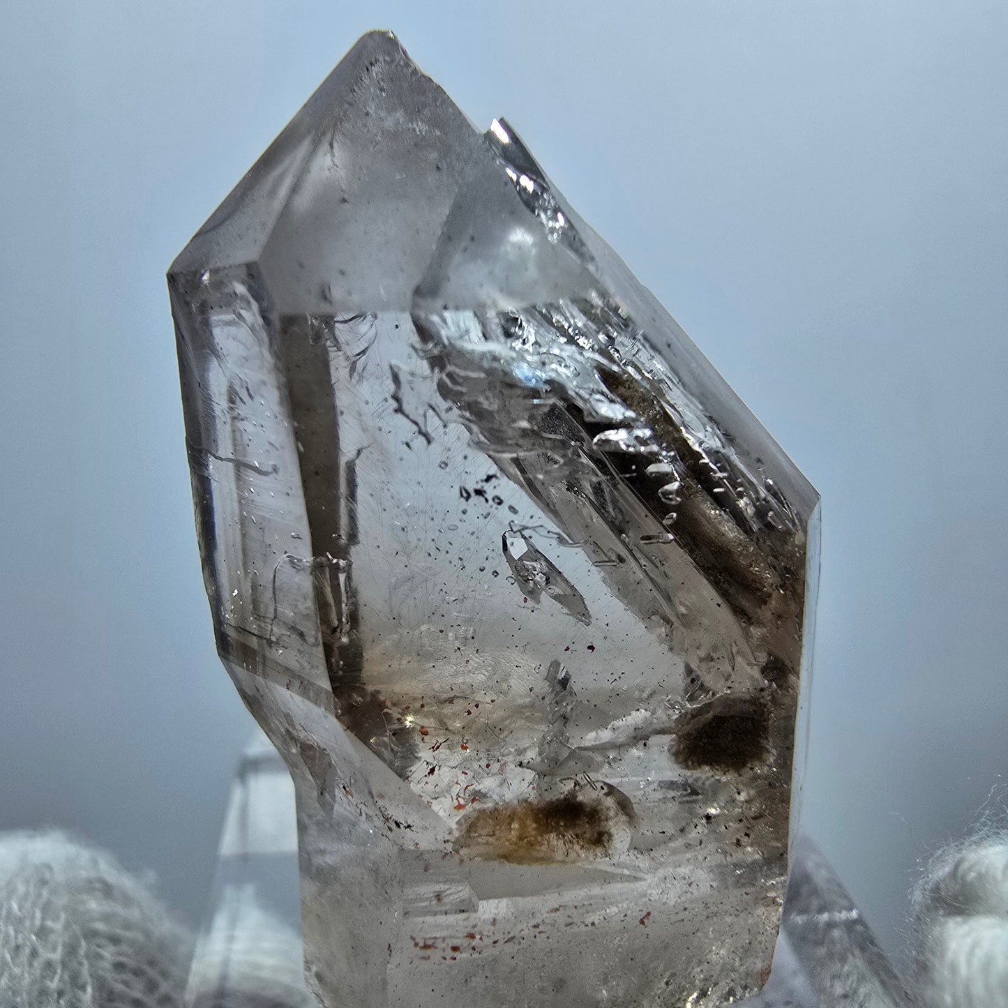 Clear Phantom Smoky Quartz Scepter Point Goboboseb, Namibia 37*21*17mm