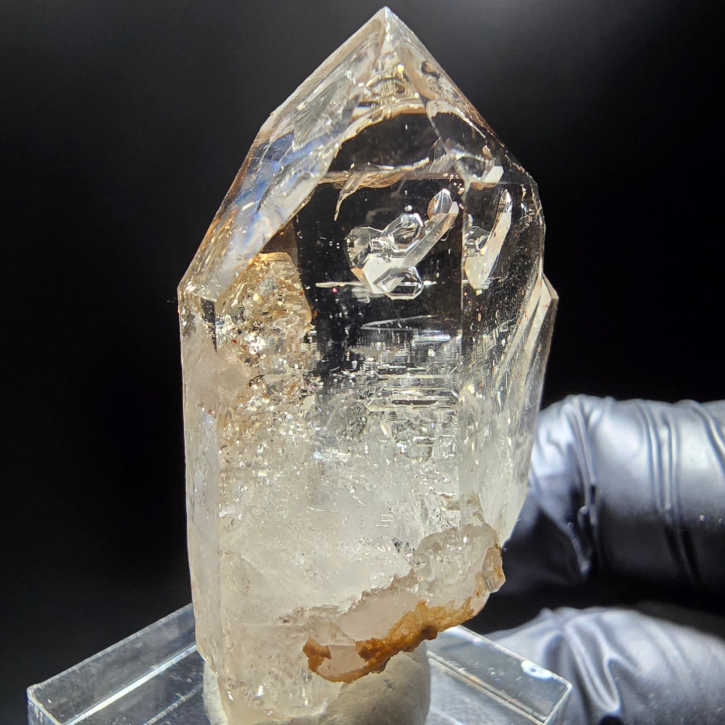 Phantom Rauchquarz Doppelender Stufe Goboboseb, Namibia 47*25*20mm Sammlung