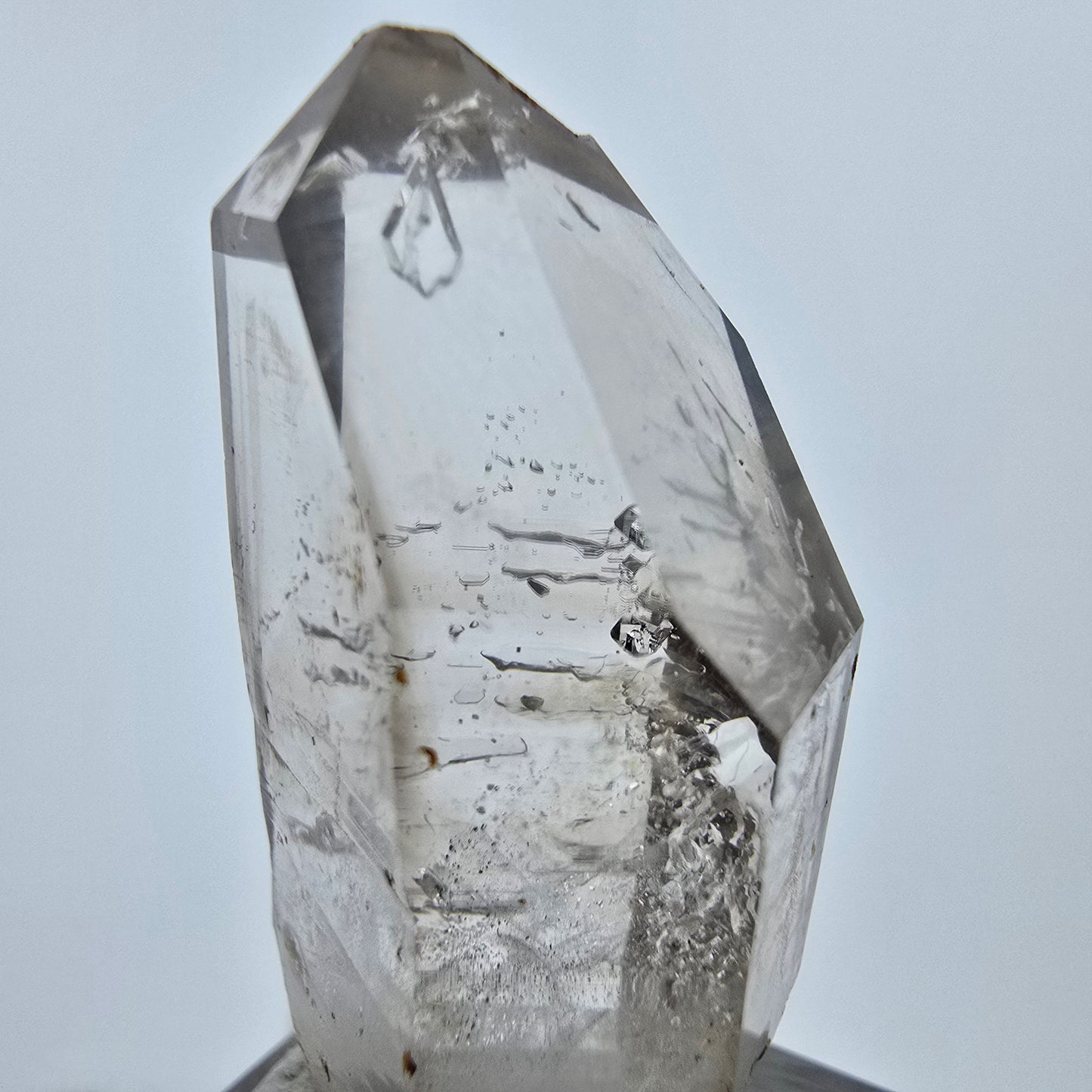 Klarer Phantom Rauchquarz Zepter Kristall Goboboseb, Namibia 43*19*16mm