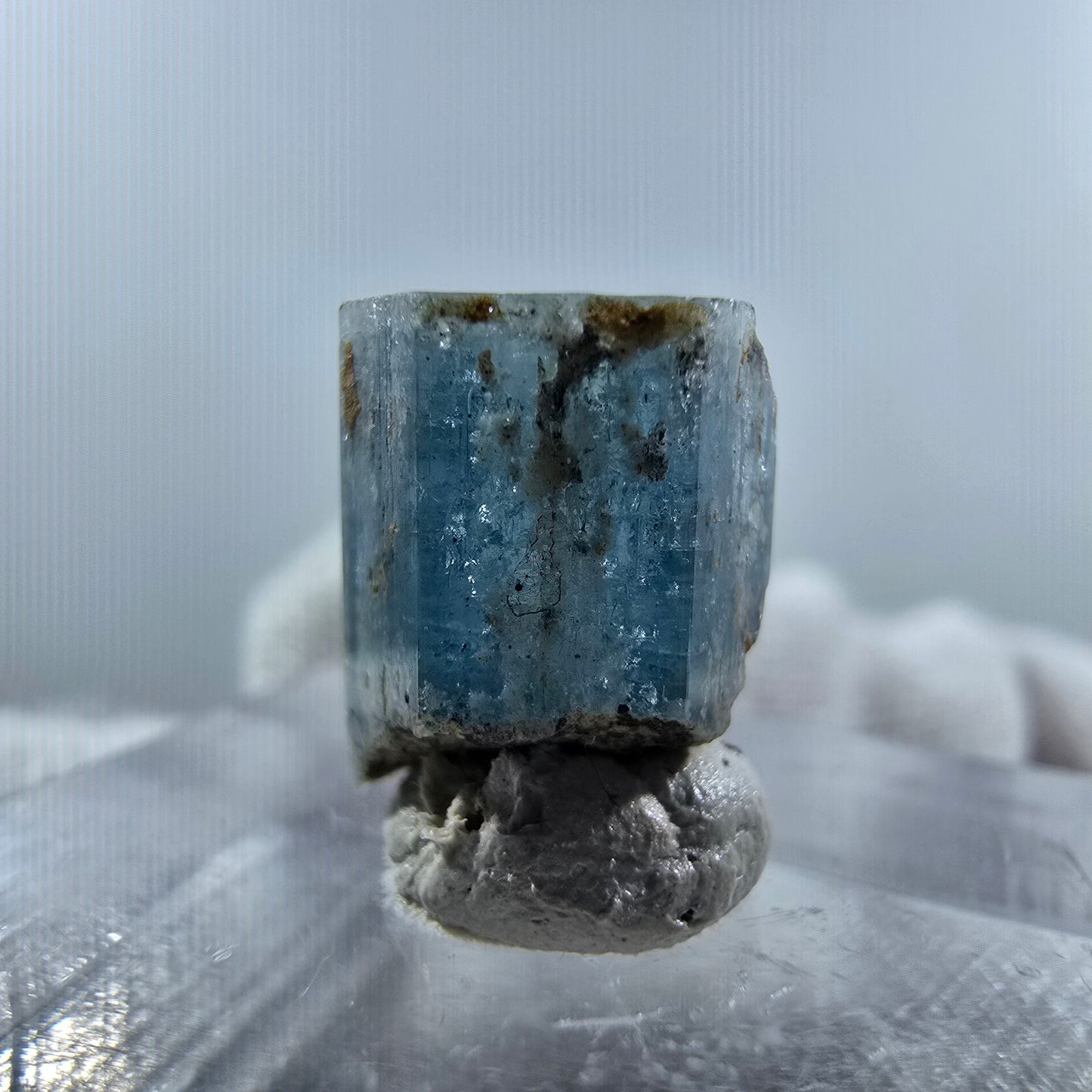 Cristal d'aigue-marine rare X Erongo, Namibie 11*9*8mm