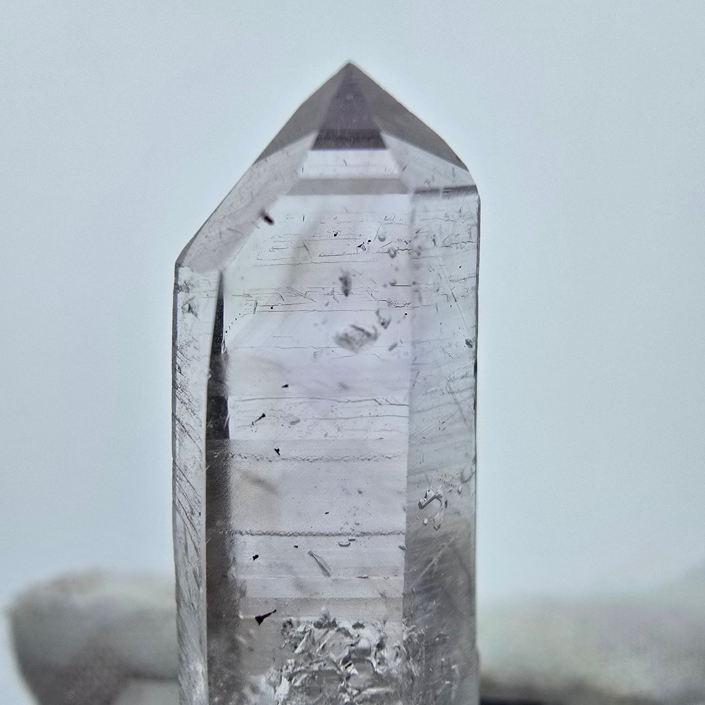 Cristal d'améthyste fantôme Enhydro 2x Bubble Goboboseb, Namibie 36*12*8mm Collection
