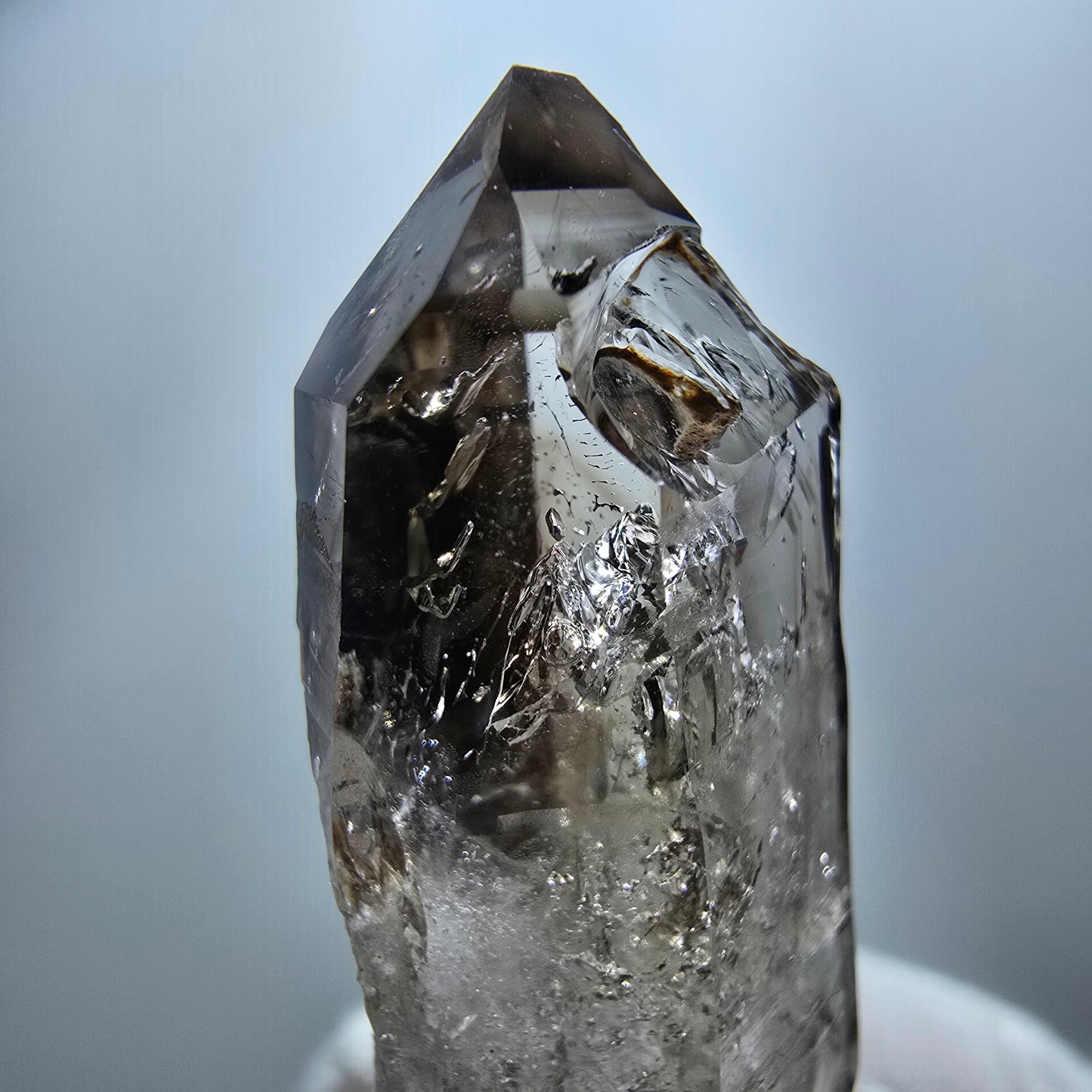 Clear Phantom Smoky Quartz Double Terminated Specimen Goboboseb, Namibia 41*18*11mm