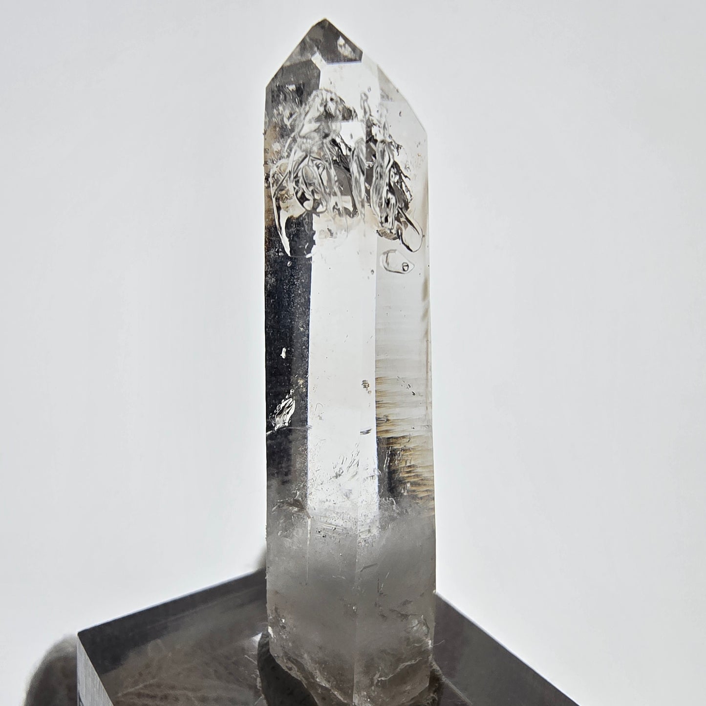 Lemurian Phantom Smoky Quartz Scepter Valentine Pocket, Namibia 46*13*11mm
