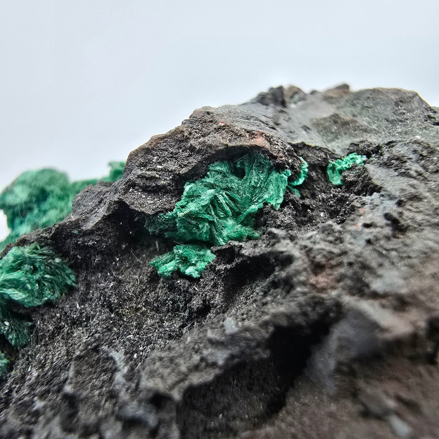 Seltene Malachit auf Matrix Stufe Kaokoveld, Namibia 52*43*22mm Sammlung