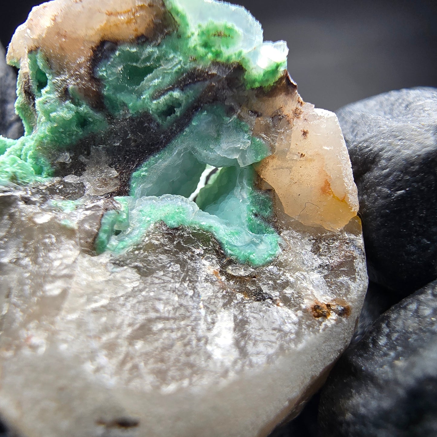 Seltene Shattuckit blau, Malachit Stufe Kaokoveld, Namibia 34*27*21mm Sammlung