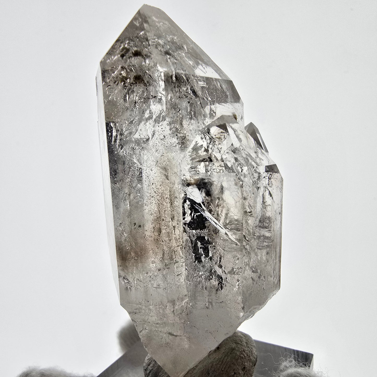 Skeleton Phantom Smoky Quartz DT Scepter Valentine Pocket, Namibia 55*25*25mm
