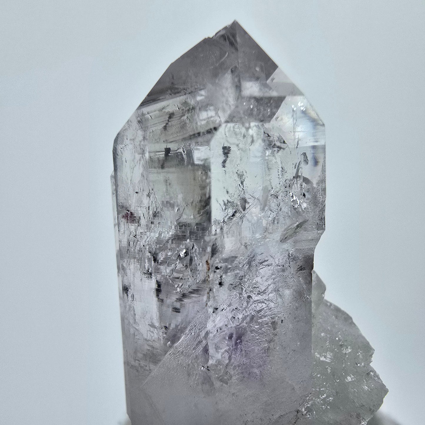 Harlequin Amethyst with Prehnite, Epidote Star Streep Mine Gob. Namibia 52*25*24mm