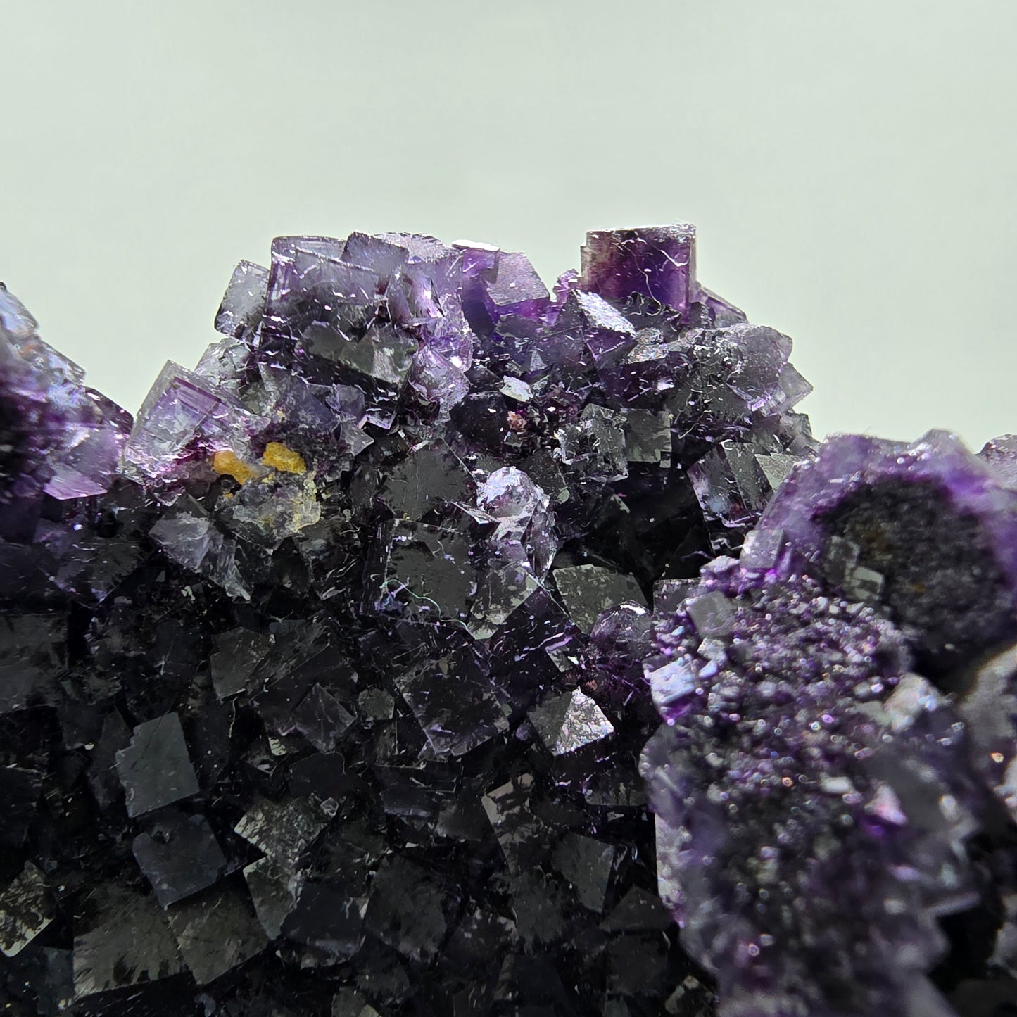 Große Phantom Fluorit Würfel Stufe, doppelseitig Okorusu, Namibia 120*90*30mm