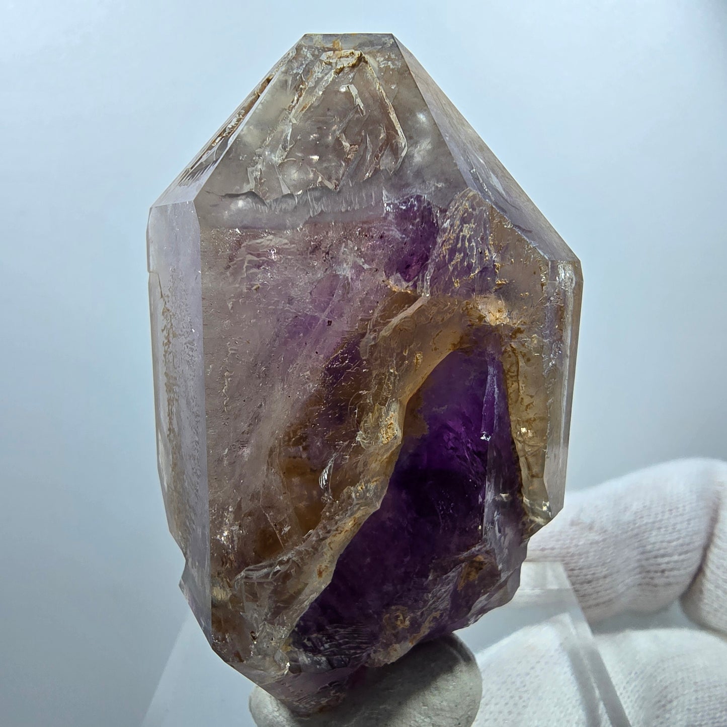 Enhydro Phantom Skeleton Amethyst DT Scepter Valentine Pocket Goboboseb Namibia 64*39*29mm
