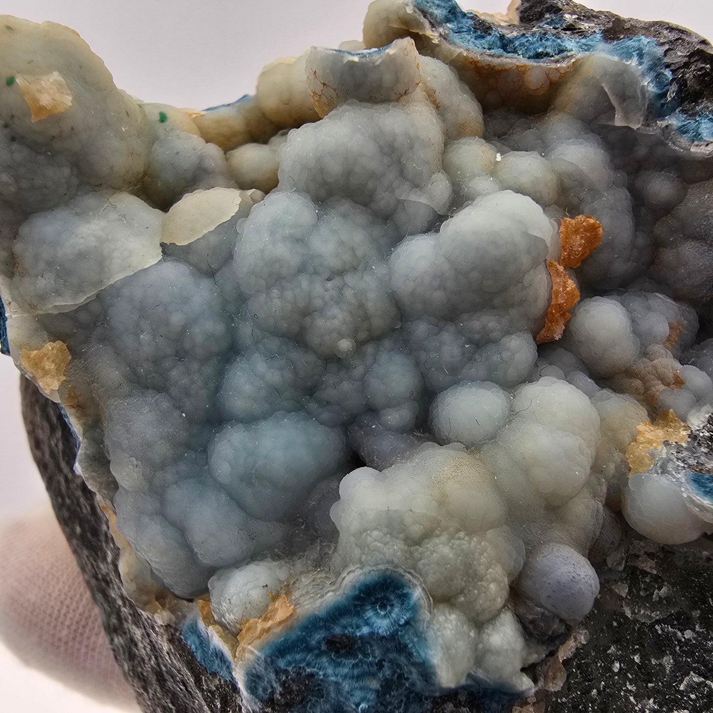 Große Shattuckit, Malachit Stufe, Kugel Kristalle Kaokoveld, Namibia 88*68*58mm