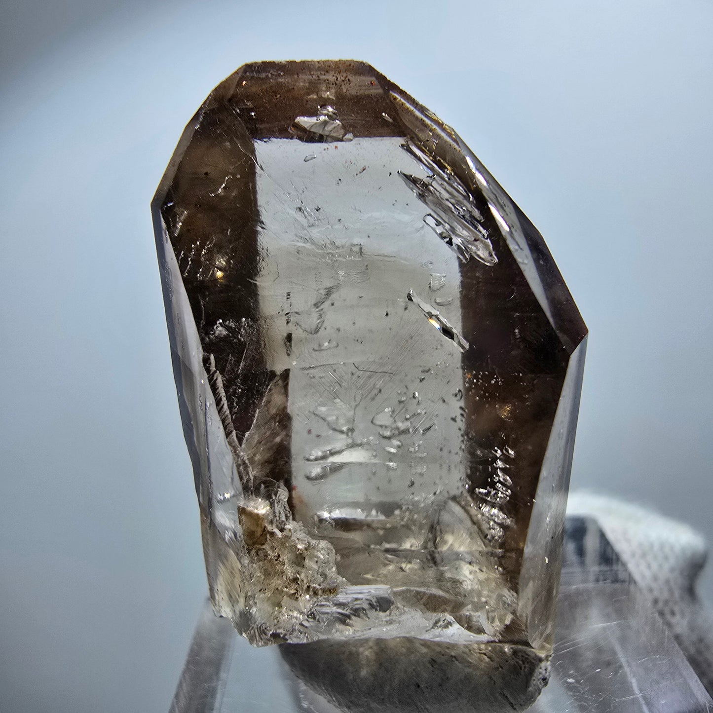 Clear Phantom Smoky Quartz Scepter Point Goboboseb, Namibia 33*18*16mm