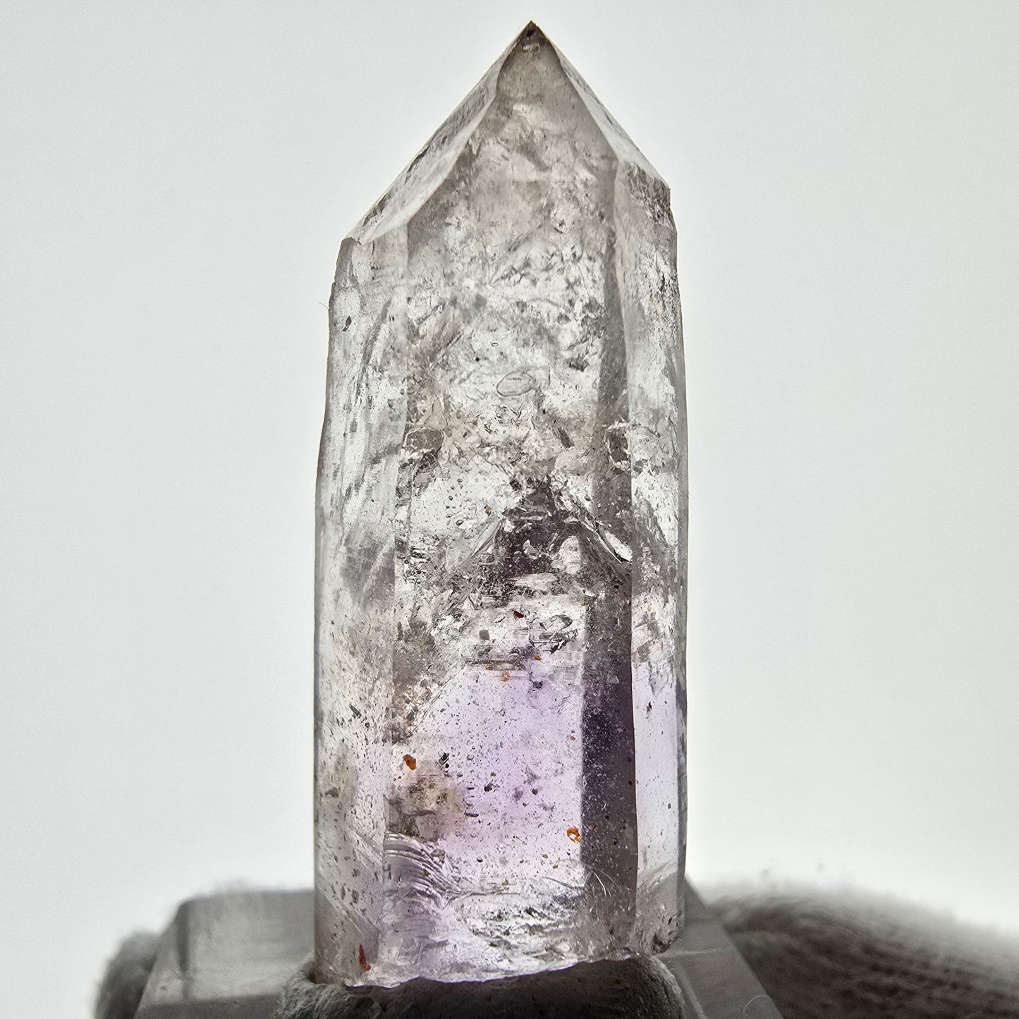 Phantom Amethyst Scepter Point Valentine Pocket, Namibia 42*16*14mm