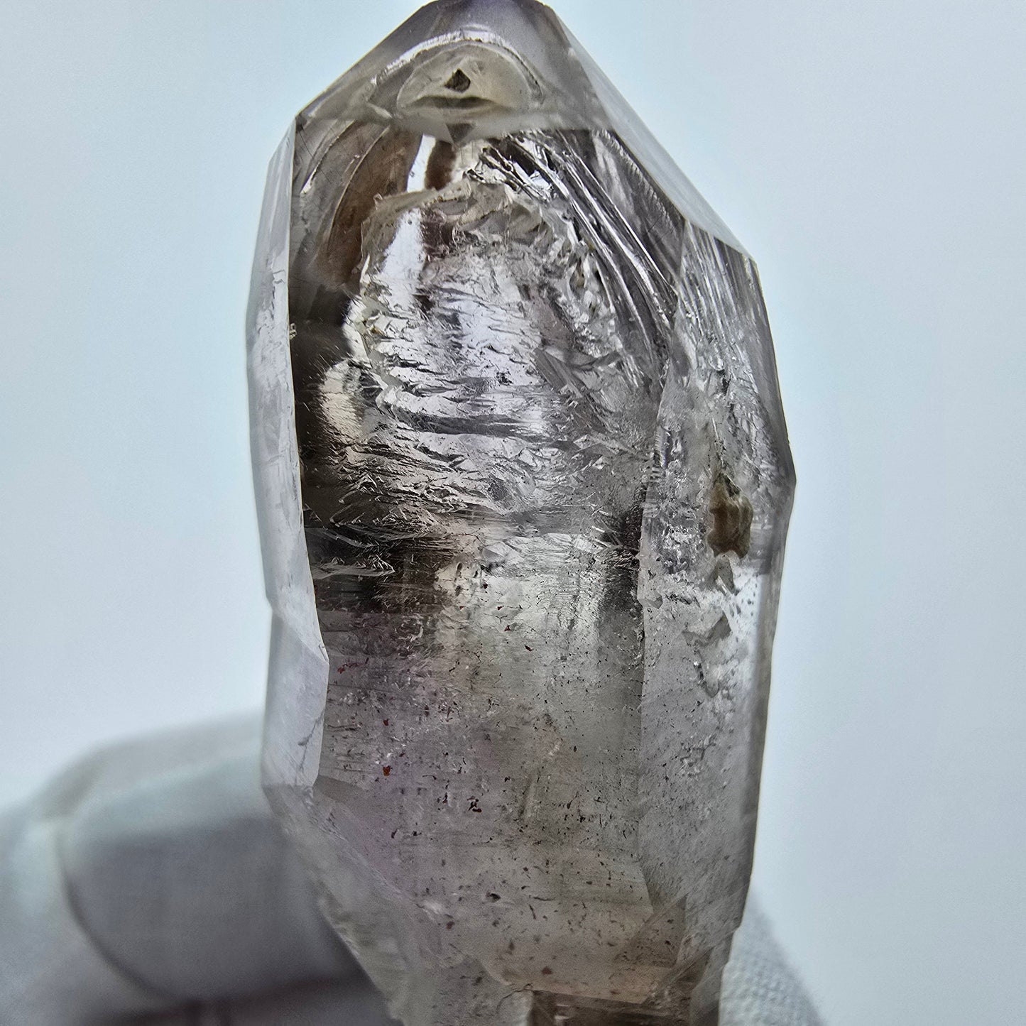 Enhydro Phantom Amethyst DT Zepter, 3x Blase Goboboseb, Namibia 51*22*22mm