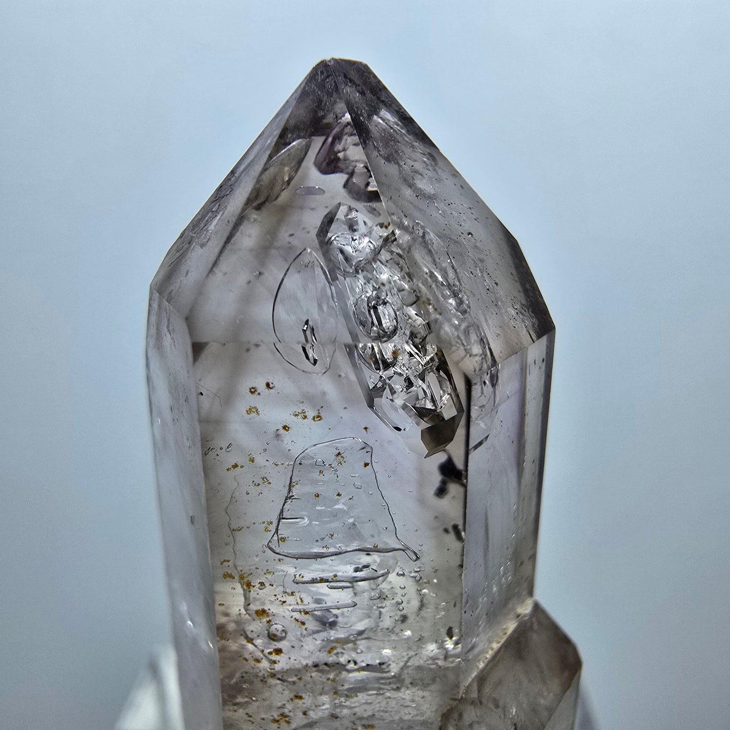 Clear Phantom Smoky Quartz Scepter Point Goboboseb, Namibia 36*12*12mm