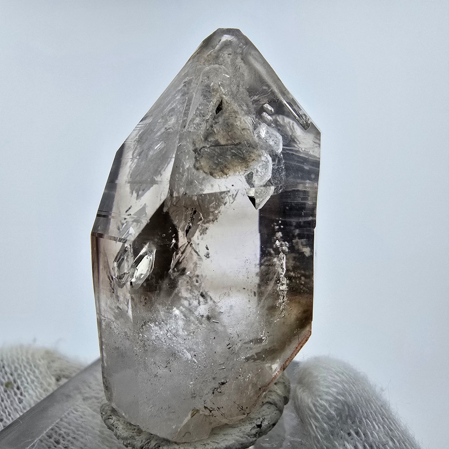 Enhydro Phantom Rauchquarz Zepter Kristall Goboboseb, Namibia 40*24*21mm