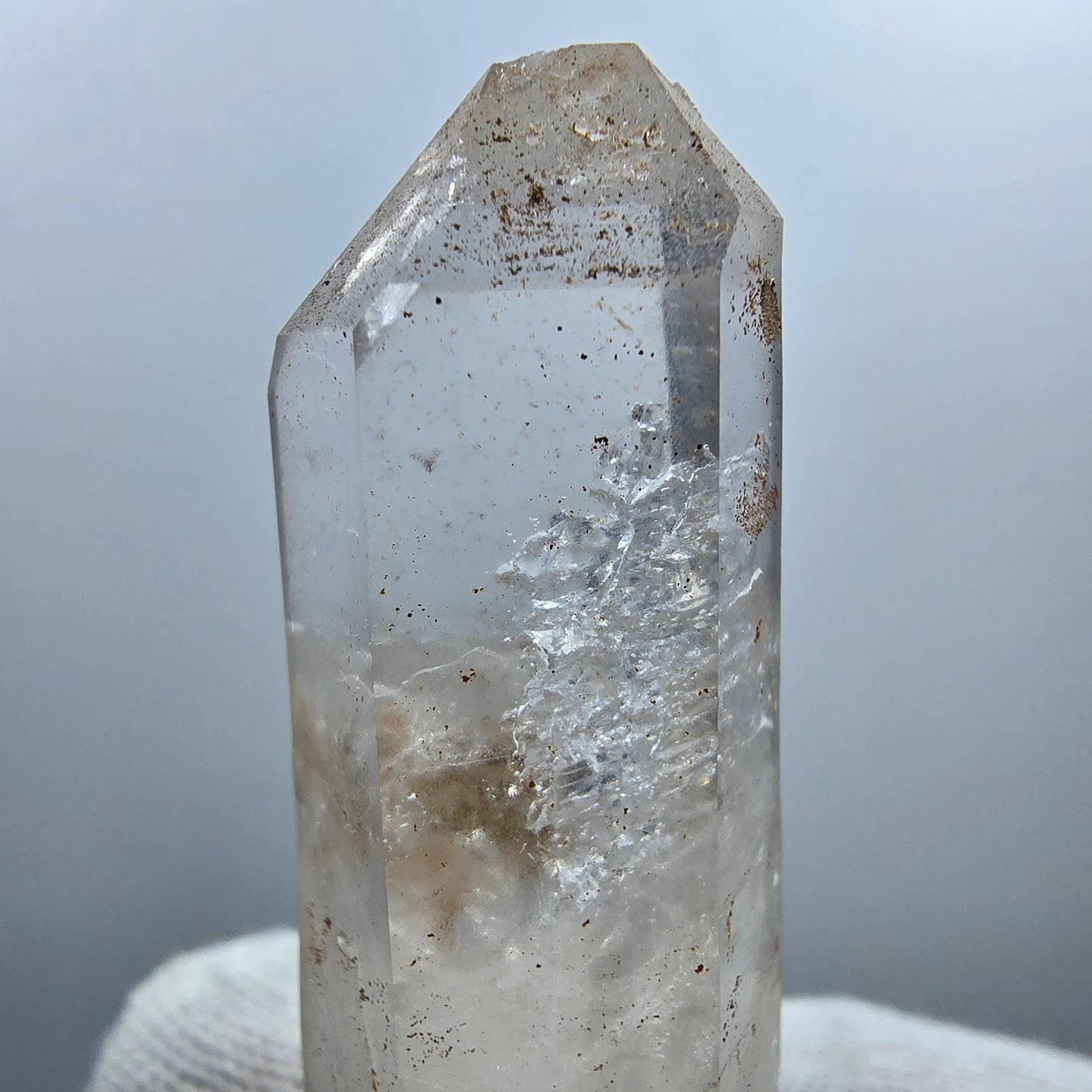 Phantom Skeleton Smoky Quartz DT Scepter Valentine Pocket Goboboseb Namibia 56*20*15mm