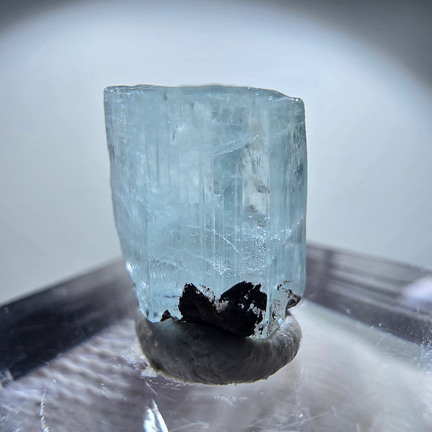 Klarer Aquamarin Kristall, blau Nagar, Pakistan 11*9*8mm