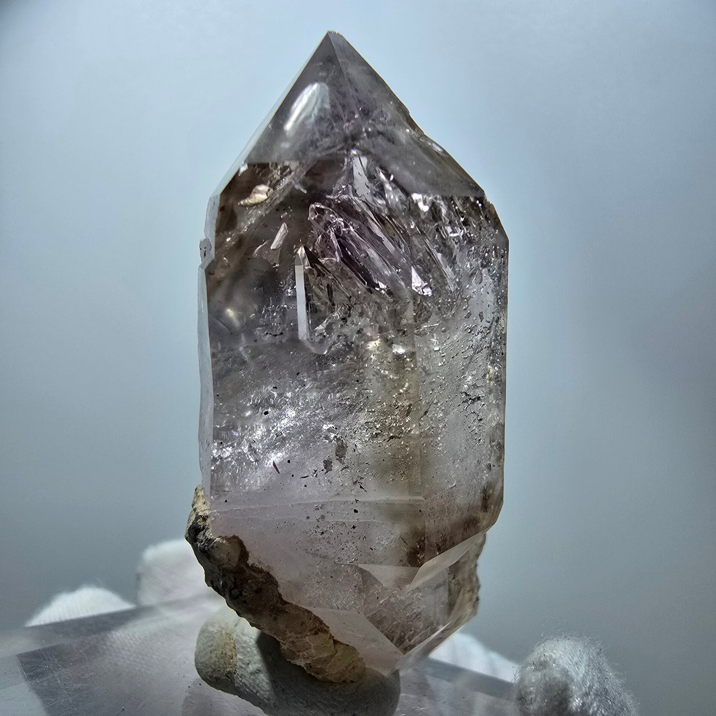 Klarer Phantom Amethyst DT Fenster Zepter Kristall Goboboseb, Namibia 65*32*24mm