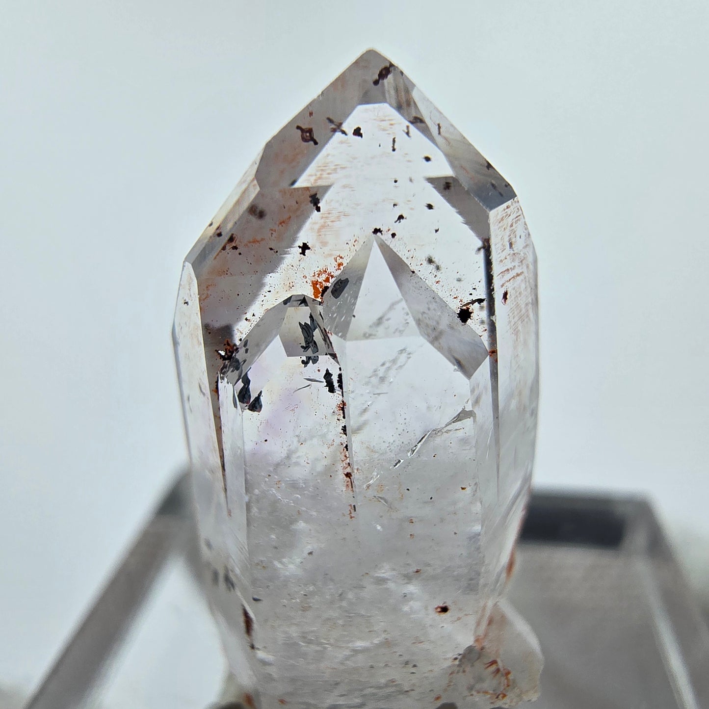 Harlekin Phantom Quarz Kristall Streep Mine Goboboseb Namibia 24*12*9mm Sammlung