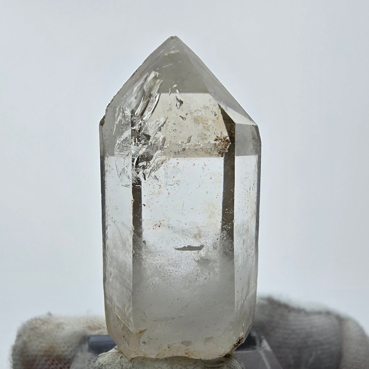 Enhydro Phantom Smoky Quartz Tip 1x Bubble Goboboseb, Namibie 42*17*16mm