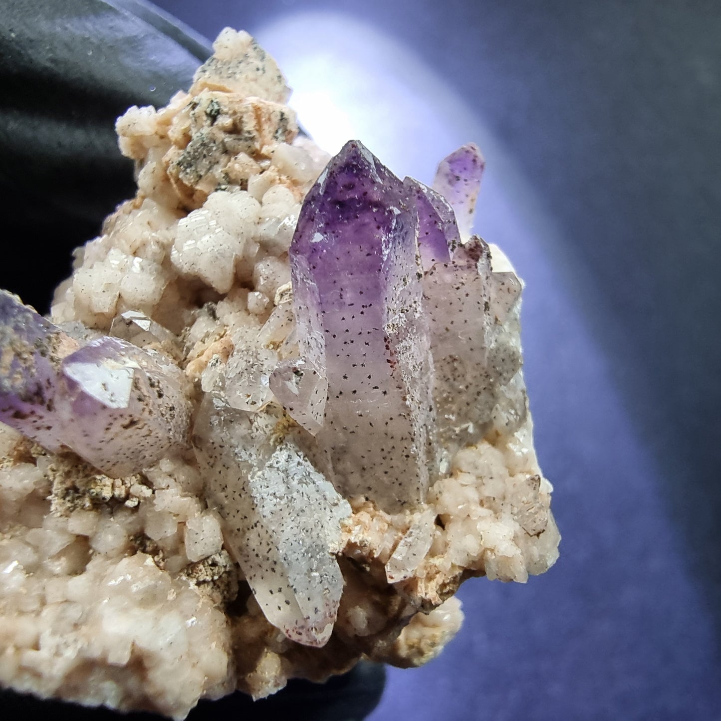 Seltene Brandberg Amethyst Stufe 47*32*30mm Brandberg, Namibia Sammlung