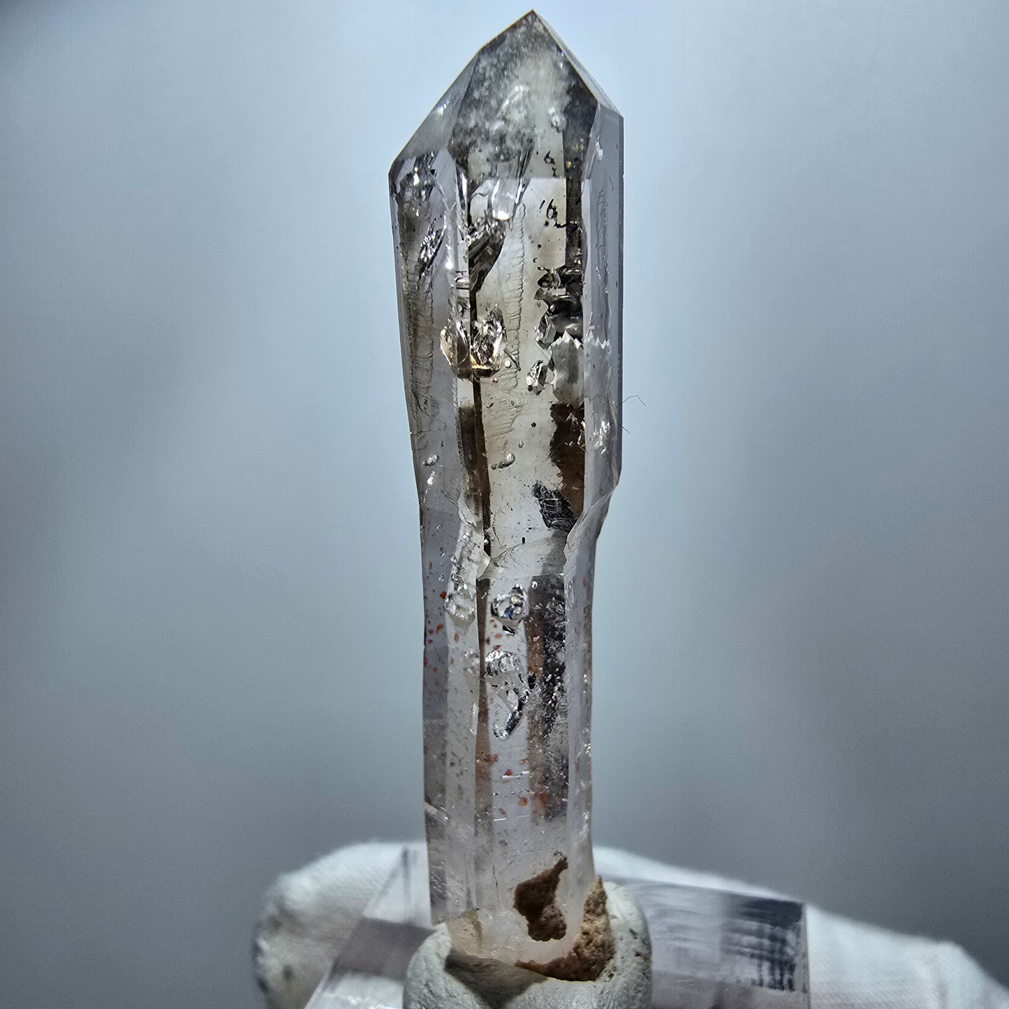 Seltener Phantom Rauchquarz Zepter Kristall Goboboseb, Namibia 53*13*9mm