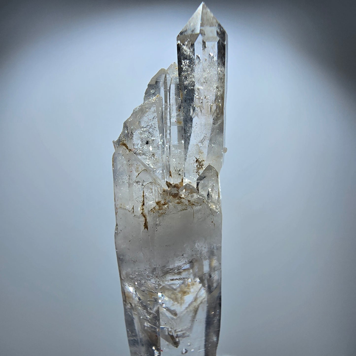 Klare Phantom Rauchquarz DT Zepter Stufe Goboboseb, Namibia 54*11*8mm